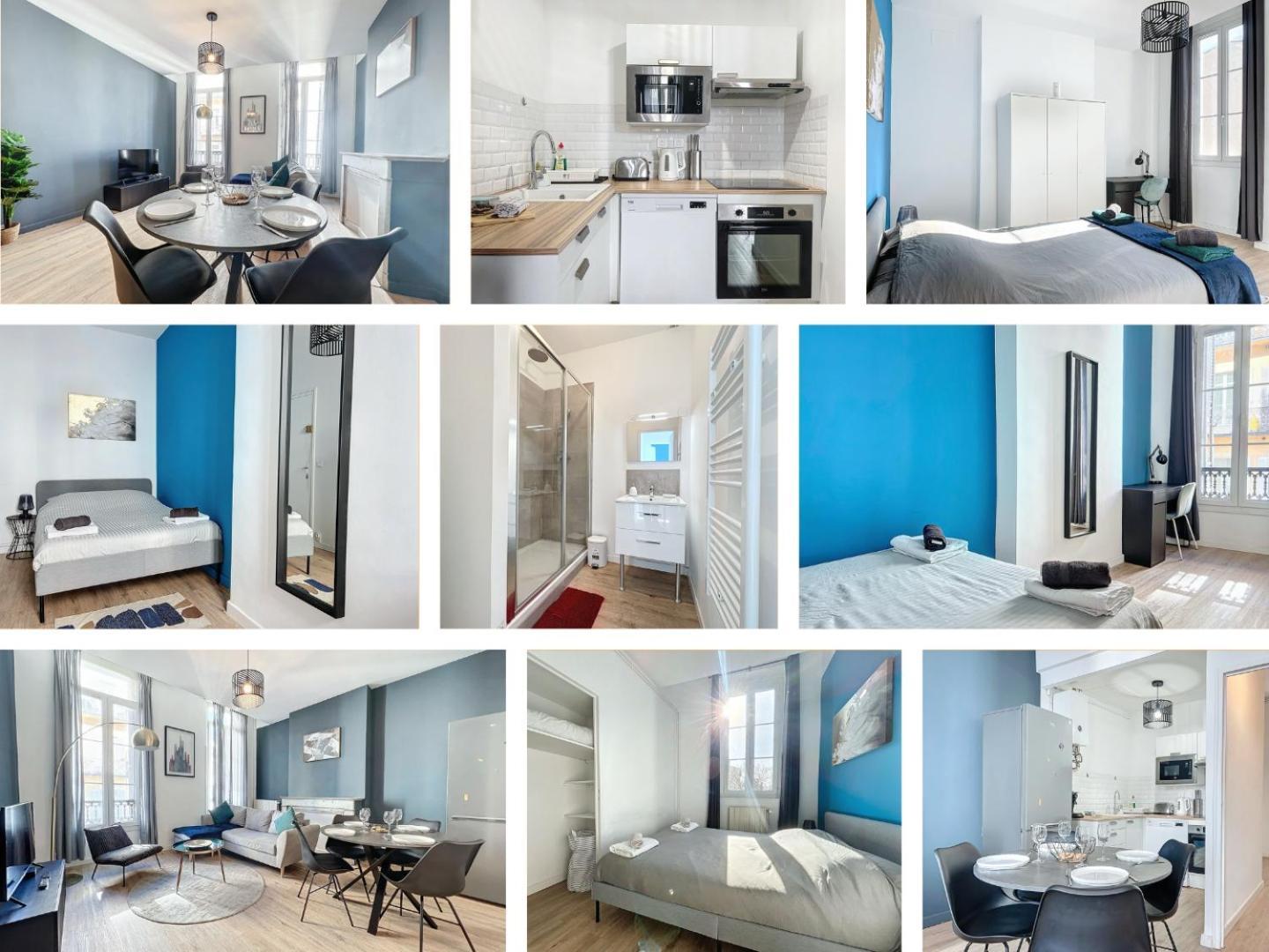 Grand Appartement Central - Trois Chambres - Les Freres De La Loc' Marseille Luaran gambar