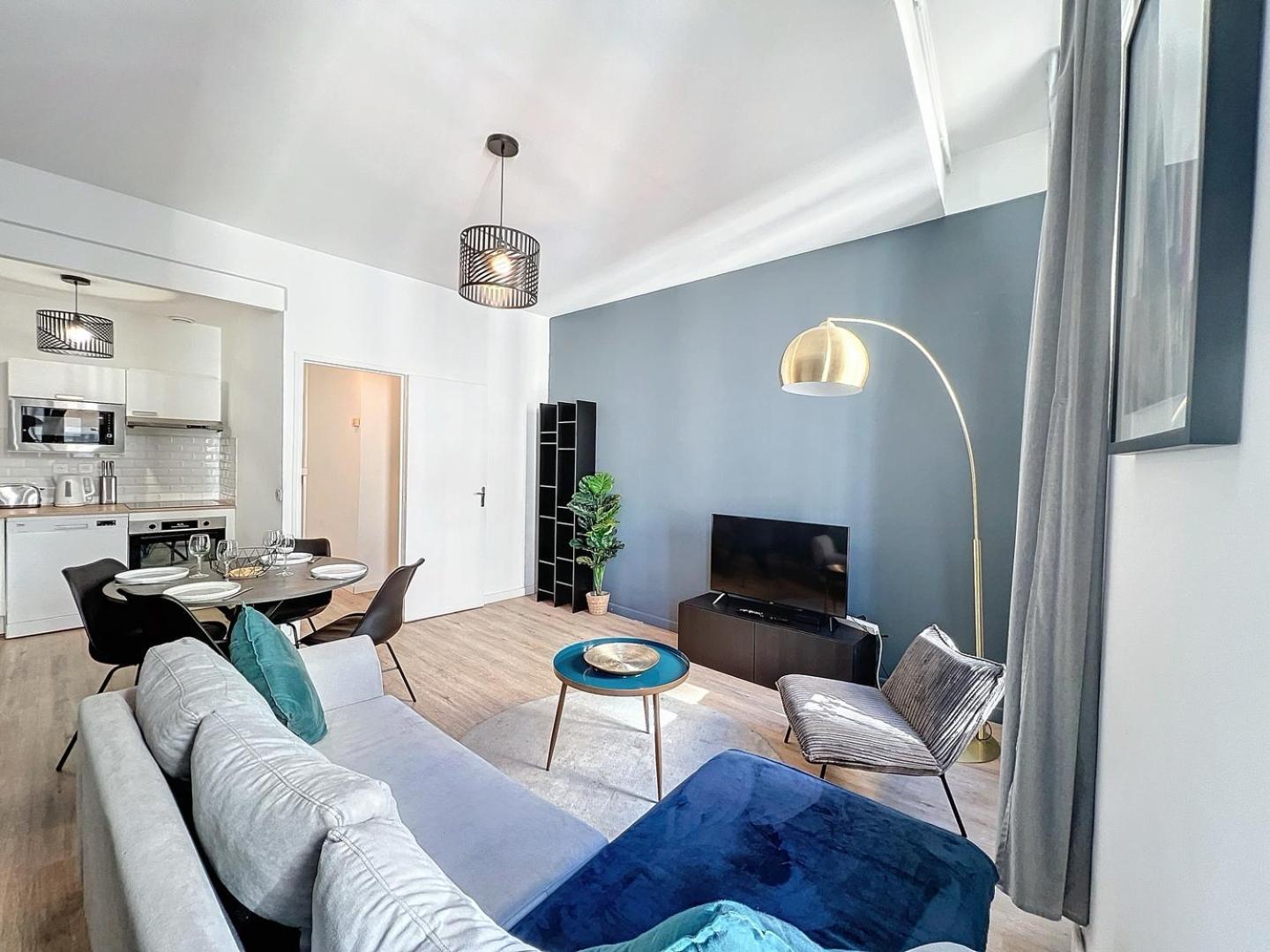 Grand Appartement Central - Trois Chambres - Les Freres De La Loc' Marseille Luaran gambar